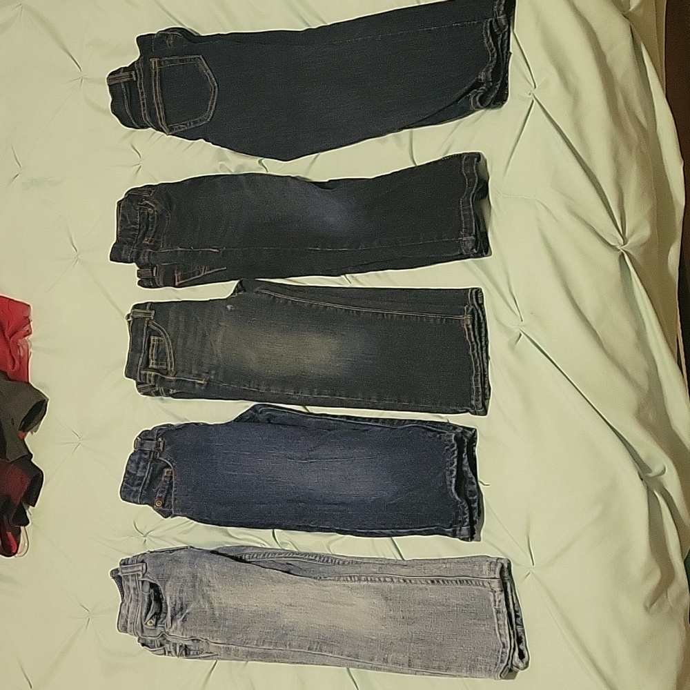 5 pair toddler boy jeans 4T